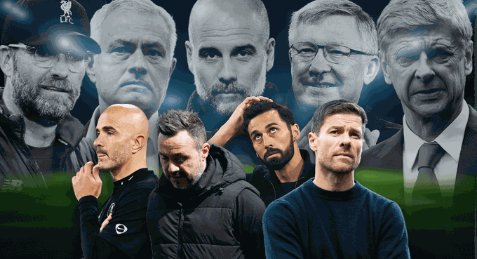 Kam zmizeli titáni? Premier League čelí nejdivočejšímu trenérskému otřesu v historii Kam zmizeli titáni? Premier League čelí nejdivočejšímu trenérskému otřesu v historii