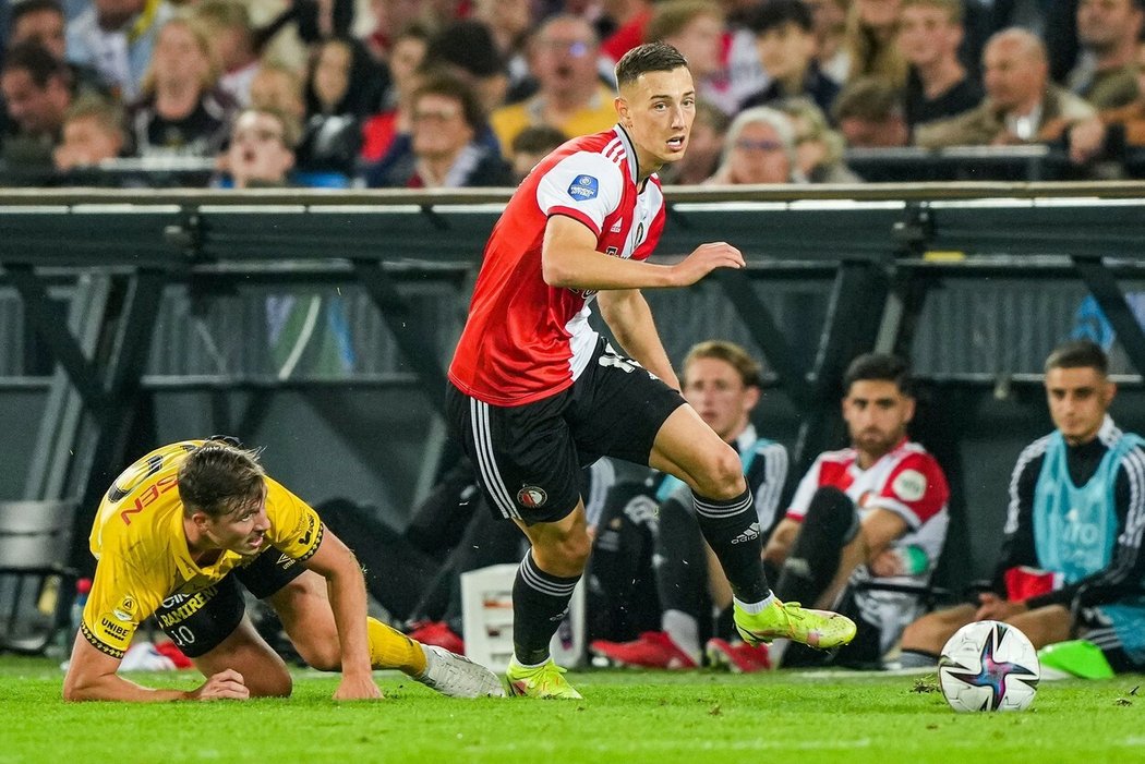 Róbert Boženík v dresu Feyenoordu