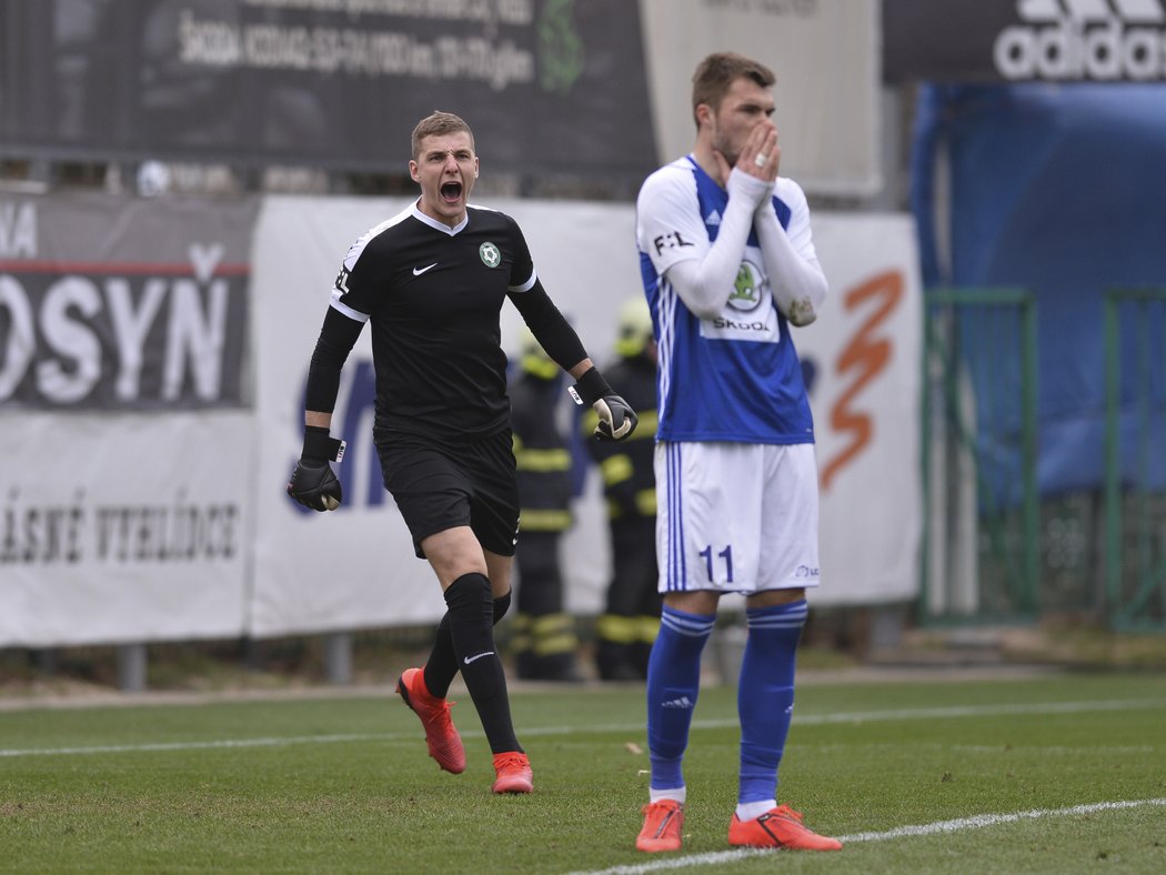 Střelec Nikolaj Komličenko z Boleslavi neproměnil penaltu