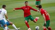 Fotbalisté Portugalska v generálce na EURO porazili Izrael 4:0