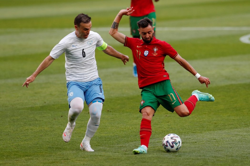 Fotbalisté Portugalska v generálce na EURO porazili Izrael 4:0