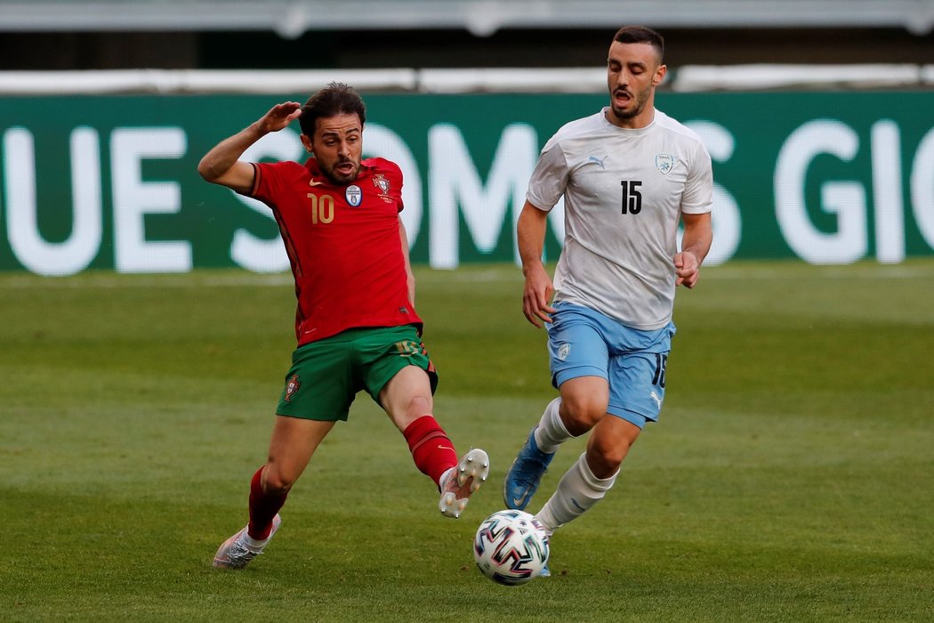 Fotbalisté Portugalska v generálce na EURO porazili Izrael 4:0