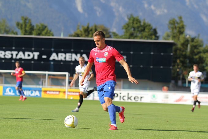 Plzeňský záložník Jan Kopic v přípravném utkání proti Altachu