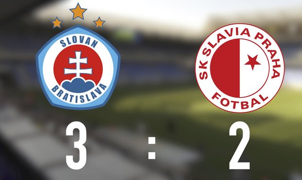 SESTŘIH: Slovan Bratislava - Slavia 3:2. Pražané padli i přes dva góly Součka 