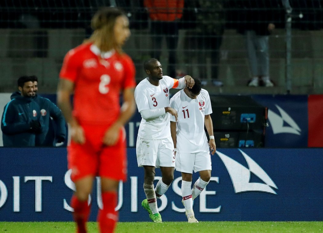 Fotbalisté Kataru nečekaně porazili Švýcarsko v přípravě 1:0