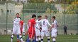 Fotbalisté Plzně se radují z gólu v zápase proti čínskému Kuej-čou, vlevo Tomáš Chorý, který se na konci zranil