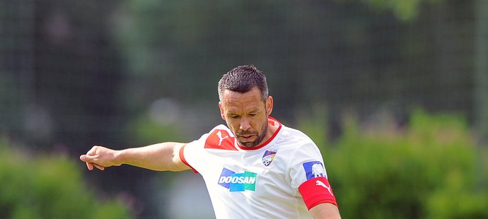 Plzeňský kapitán Pavel Horváth je fit. Nastoupil do přípravného zápasu s Krasnodarem, který v Rakousku skončil nerozhodně 2:2