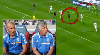 VIDEO: Zidane na lavičce Realu jen zíral na neskutečný gól Lyonu