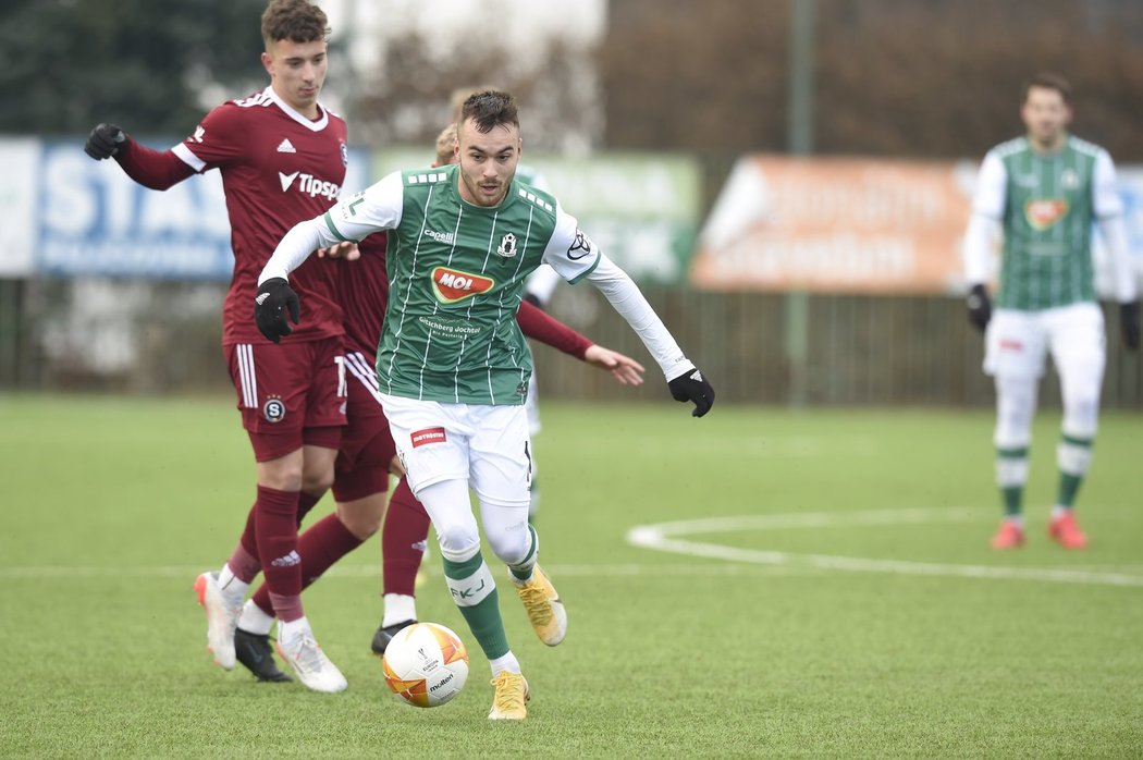 Jablonec hrál v zimní Tipsport lize proti sparťanskému béčku