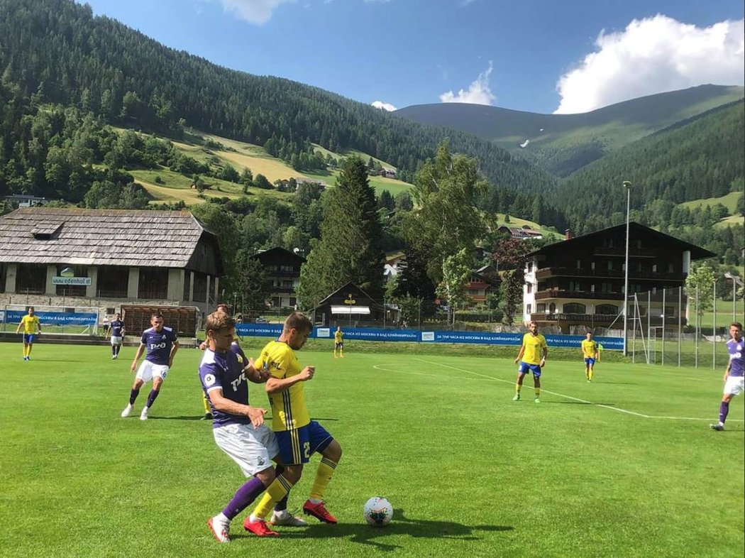 Fotbalisté Zlína v přípravě nestačili na Lokomotiv Moskva