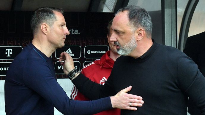 Brian Priske a Jindřich Trpišovský