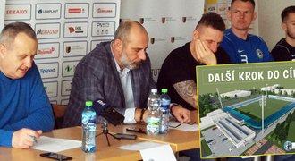 Karviná jako inspirace pro stadion Prostějova. Šéf: 200 milionů obhájím