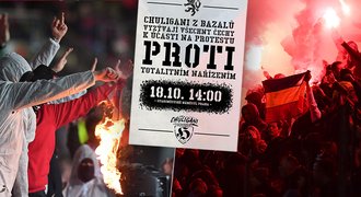 Tvrdá jádra fanoušků chystají protest proti vládě, Slavia stojí stranou