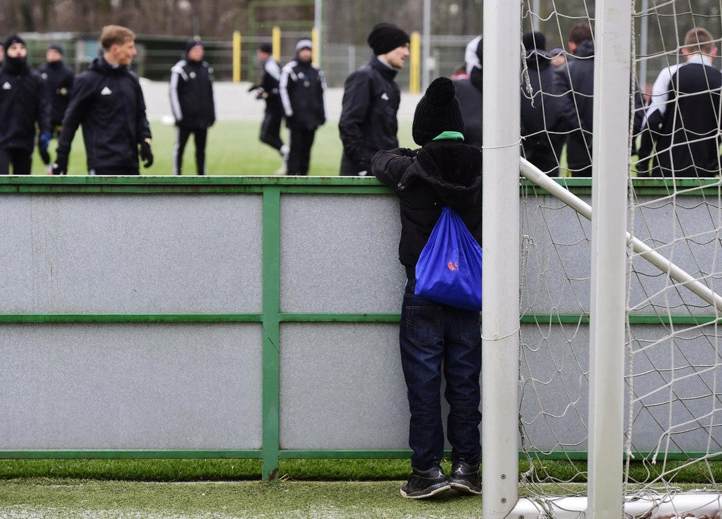 První den přípravy Bohemians přilákal i malé fanoušky.