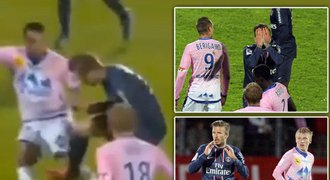 VIDEO DNE: Osm minut na hřišti a červená. Beckham nevěřil!