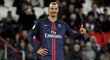 Švédský útočník Zlatan Ibrahimovic v dresu PSG