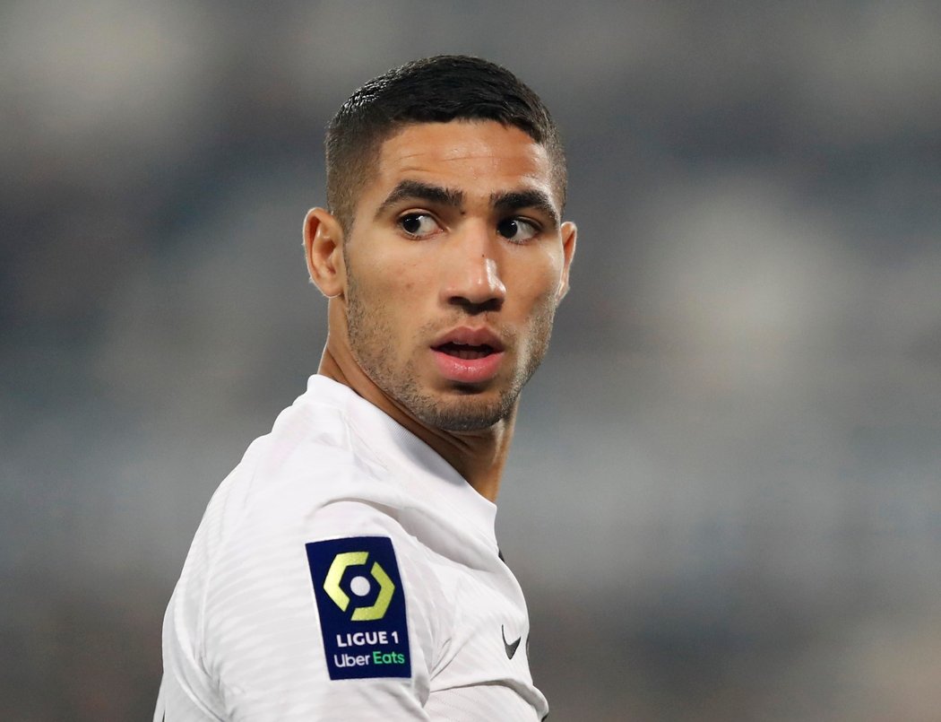 Obránce francouzského PSG Achraf Hakimi