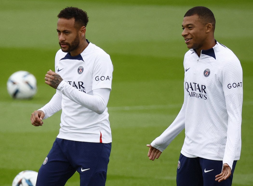 Hvězdná dvojice PSG Kylian Mbappé a Neymar údajně nemá moc dobrý vztah