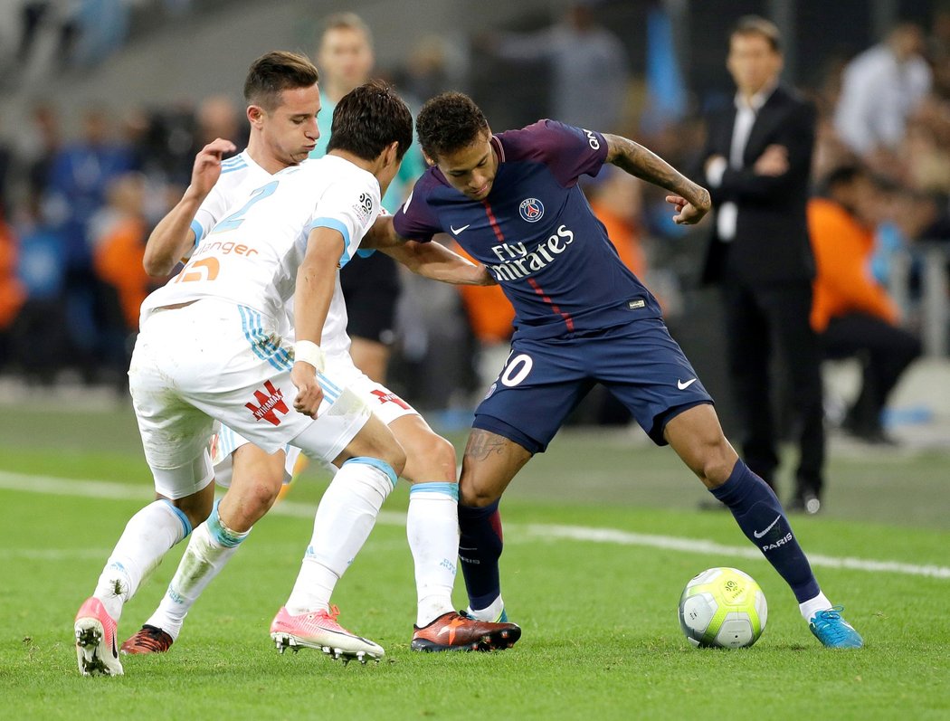 Neymar byl nejfaulovanějším hráčem v zápase s Marseille