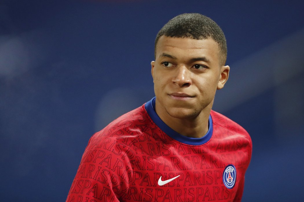 Hvězda PSG Kylian Mbappé