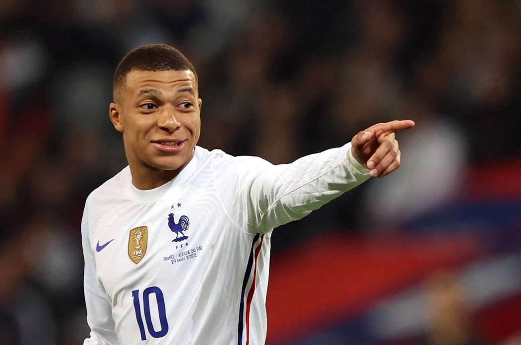 Kylian Mbappé v dresu francouzské reprezentace