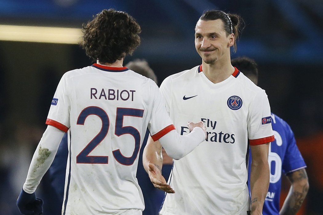 Střelci, Rabiot a Ibrahimovič poslali PSG do čtvrtfinále Ligy mistrů