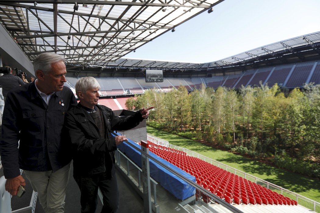 Stadion v Klagenfurtu pojme 32 tisíc diváků, hrálo se tu i Euro