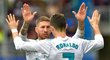 Cristiano Ronaldo a Sergio Ramos v době, kdy společně váleli za Real Madrid