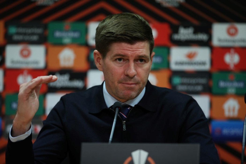 Trenér sktského Rangers Steven Gerrard