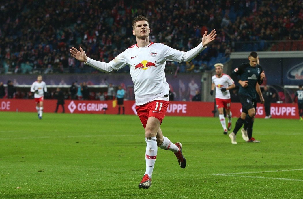 Timo Werner v dresu Lipska