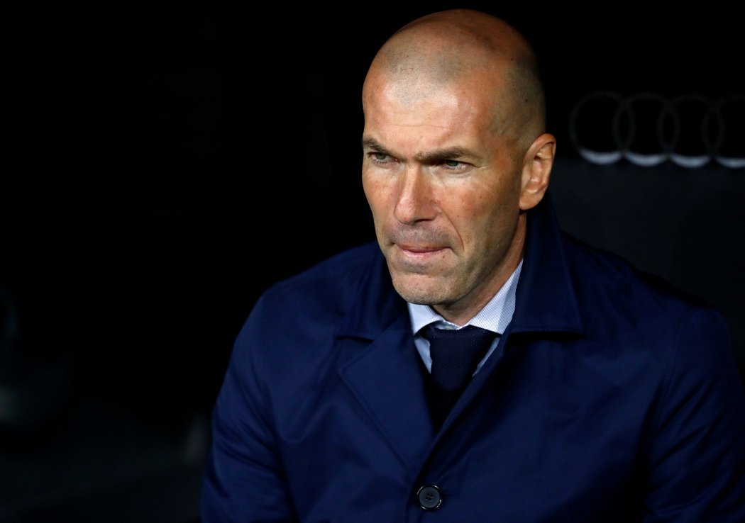 Kouč Realu Madrid Zinedine Zidane