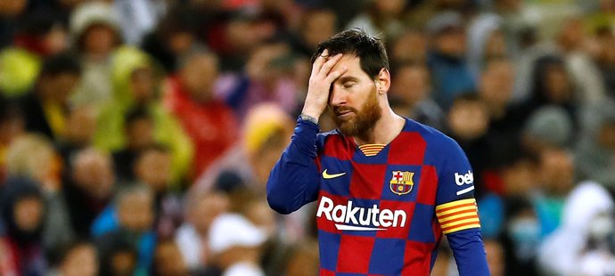 Lionel Messi lituje neproměněné šance