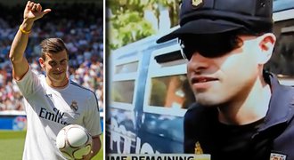 VIDEO: Tomu neuvěříte! Policista před stadionem Realu nezná Balea