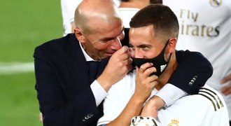 Upřímný Hazard po titulu Realu: Nejhorší sezona v kariéře. Chválí Zidana