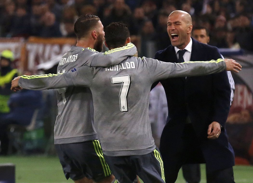 Zinédine Zidane mohl být s výkonem svého týmu spokojen