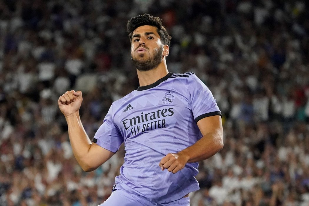 Marco Asensio se raduje ze své trefy