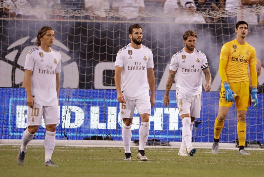 Fotbalisté Realu Madrid schytali na závěr amerického turné pořádný debakl. S městským rivalem Atlétikem prohráli 3:7