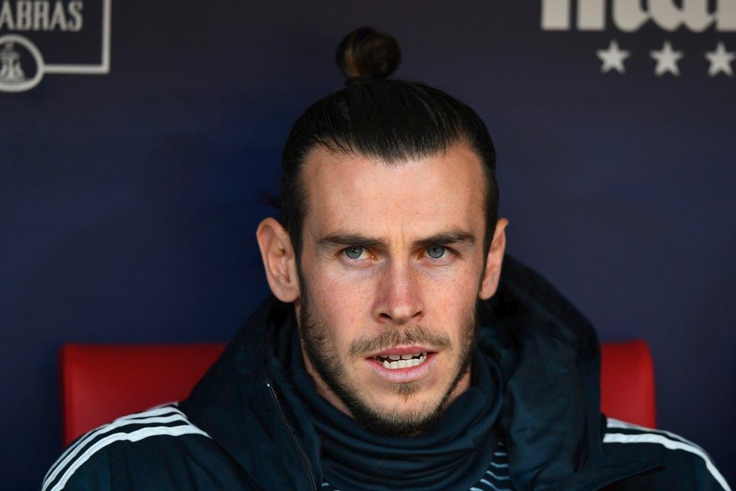 Gareth Bale na lavičce Realu Madrid