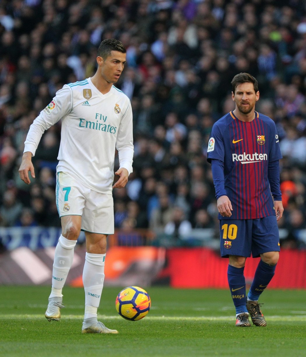 Obě největší hvězdy současného fotbalu – Cristiano Ronaldo a Lionel Messi