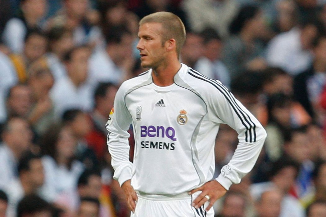 David Beckham hrál za Real Madrid v letech 2003 až 2007.