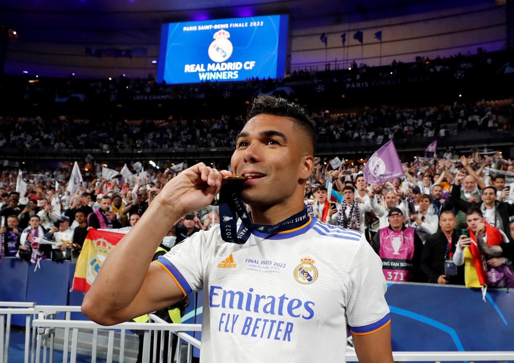 Casemiro v dresu Realu Madrid