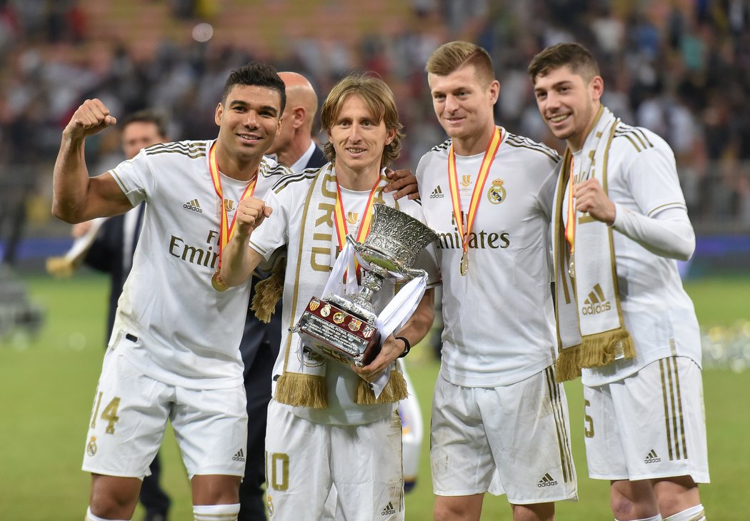 Real Madrid slaví španělský Superpohár