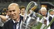 Zinedine Zidane vyhrál s Realem Ligu mistrů jako hráč, asistent i trenér