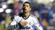 Cristiano Ronaldo vstřelil i přes krvavé zranění vedoucí branku Realu Madrid v zápase v Levante