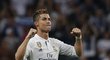 Famózní Cristiano Ronaldo během semifinále Ligy mistrů s Atlétikem Madrid