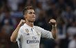 Famózní Cristiano Ronaldo během semifinále Ligy mistrů s Atlétikem Madrid