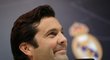 Santiago Solari na své první tiskové konferenci v pozici dočasného hlavní kouče Realu Madrid