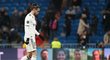 Zklamaný útočník Realu Madrid Gareth Bale po prohře s CSKA Moskva