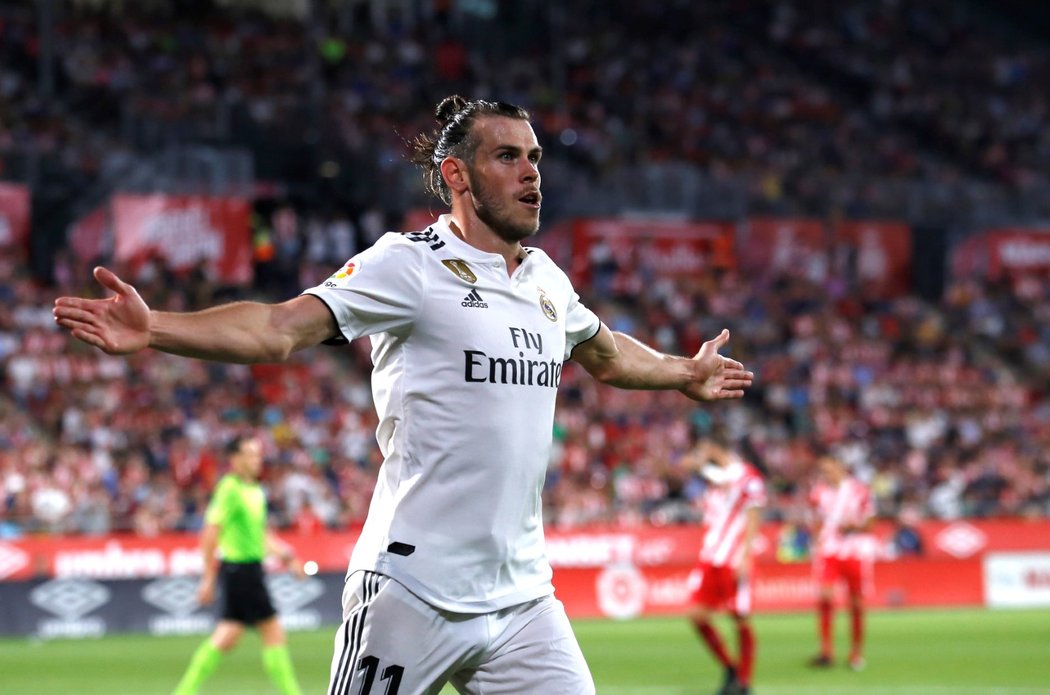 Gareth Bale byl jedním ze střelců Realu v utkání s Gironou