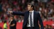 Španělský trenér Realu Madrid Julen Lopetegui při utkání s Gironou